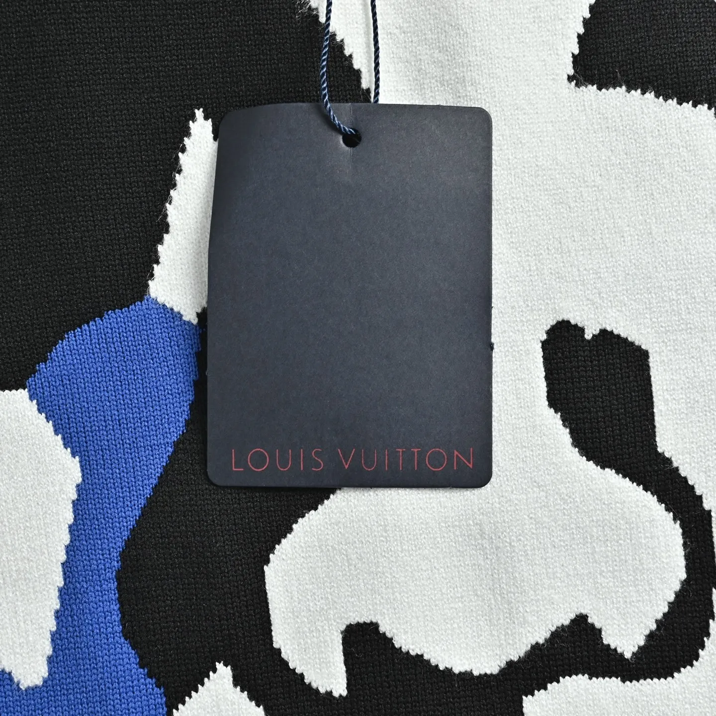 Louis Vuitton portrait jacquard wool knit sweater